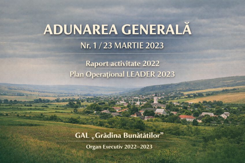 Prezentare Adunarea Generală Nr. 1 